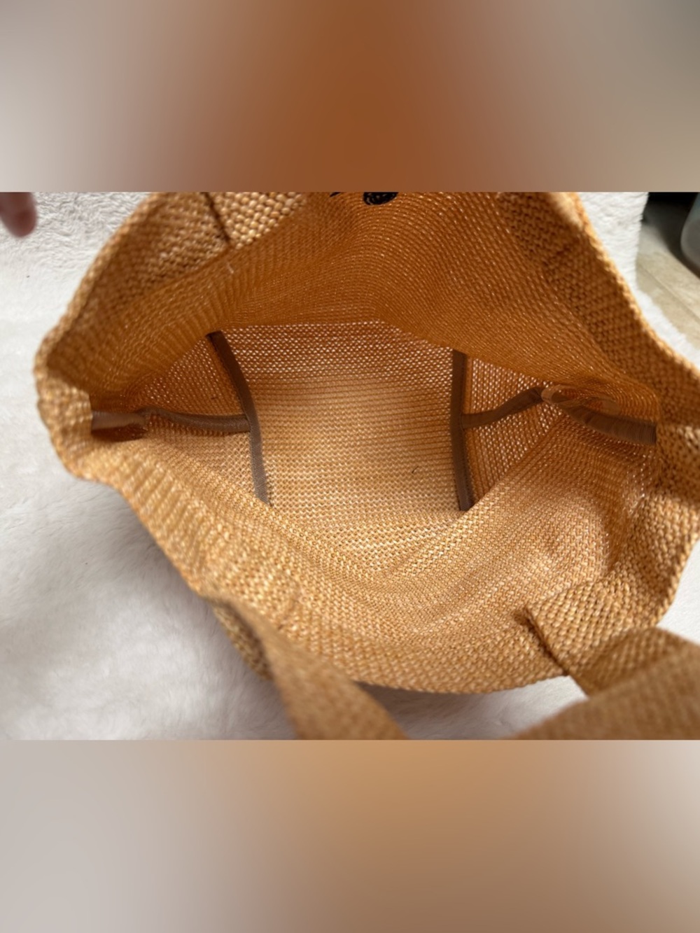 Prada Milano Straw Tote Bag in Natural- GWP - Picture 4 of 9